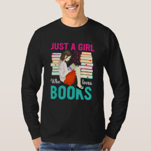 Nur ein Mädchen, das Lieben bucht, bucht Frauen Gr T-Shirt