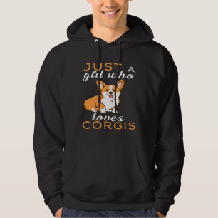 Nur ein Mädchen, das Lieben Corgis Essential Hoodie