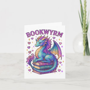 Nur ein Mädchen, das Lieben Drachen und Bücher tan Karte