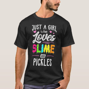 Nur ein Mädchen, das Lieben Einhörnchen & Slime Fu T-Shirt