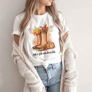 Nur ein Mädchen, das Lieben fallen - für Frauen T-Shirt