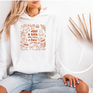 Nur ein Mädchen, das Lieben fallen lässt Hoodie