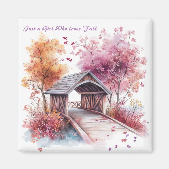 Nur ein Mädchen, das Lieben fallen lässt Magnet (Vorne)