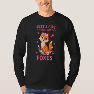 Nur ein Mädchen, das Lieben Foxen Niedliche Fox Gi T-Shirt