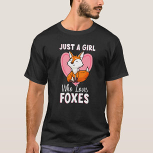 Nur ein Mädchen, das Lieben Foxen Niedliche Fox Gi T-Shirt