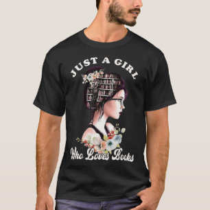 Nur ein Mädchen, das Lieben für Buchhalter bucht, T-Shirt