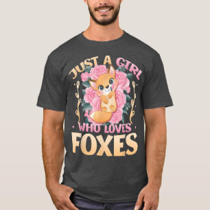 Nur ein Mädchen, das Lieben für Mädchen hat T-Shirt