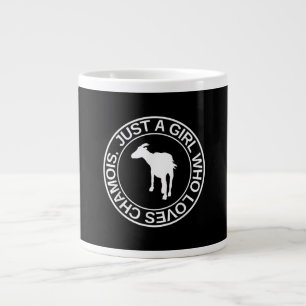 Nur ein Mädchen, das Lieben Gämse Geschenk für Fra Jumbo-Tasse