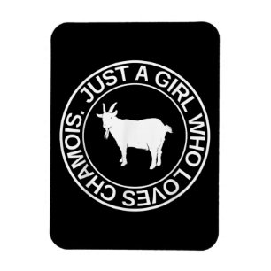 Nur ein Mädchen, das Lieben Gämse Geschenk für Fra Magnet