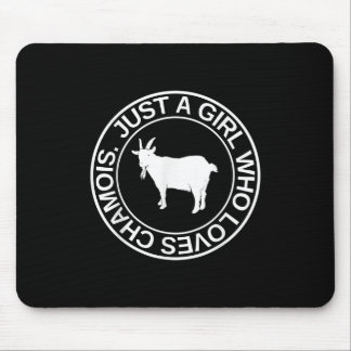 Nur ein Mädchen, das Lieben Gämse Geschenk für Fra Mousepad