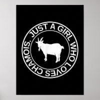 Nur ein Mädchen, das Lieben Gämse Geschenk für Fra