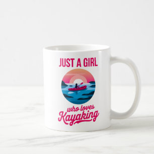 Nur ein Mädchen, das Lieben hat, die Sonnenunterga Kaffeetasse