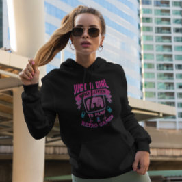 Nur ein Mädchen, das Lieben hat, Retro-Spiele zu s Hoodie