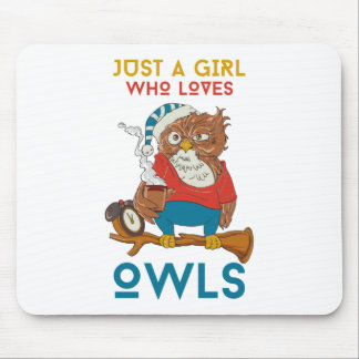 Nur ein Mädchen, das Lieben hüpfen Mousepad