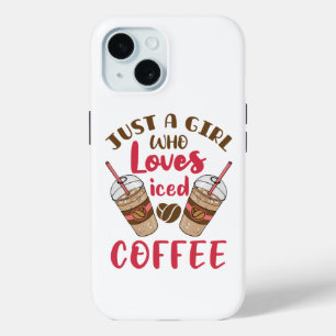 Nur ein Mädchen, das Lieben Kaffee geippt hat Case-Mate iPhone Hülle