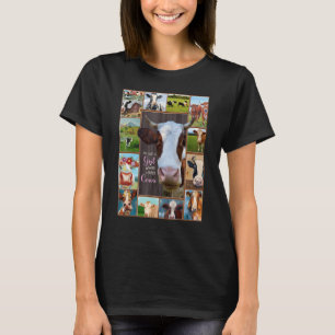 Nur ein Mädchen, das Lieben Kuh Niedliche Kostüme  T-Shirt