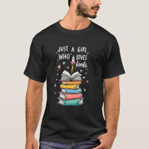 Nur ein Mädchen, das Lieben macht, bucht eine enth T-Shirt