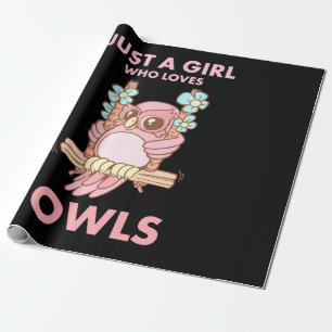 Nur ein Mädchen, das Lieben macht Geschenkpapier