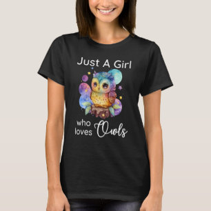 Nur ein Mädchen, das Lieben macht Nachtschwärmerei T-Shirt