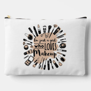 Nur ein Mädchen, das Lieben macht Zubehörtasche