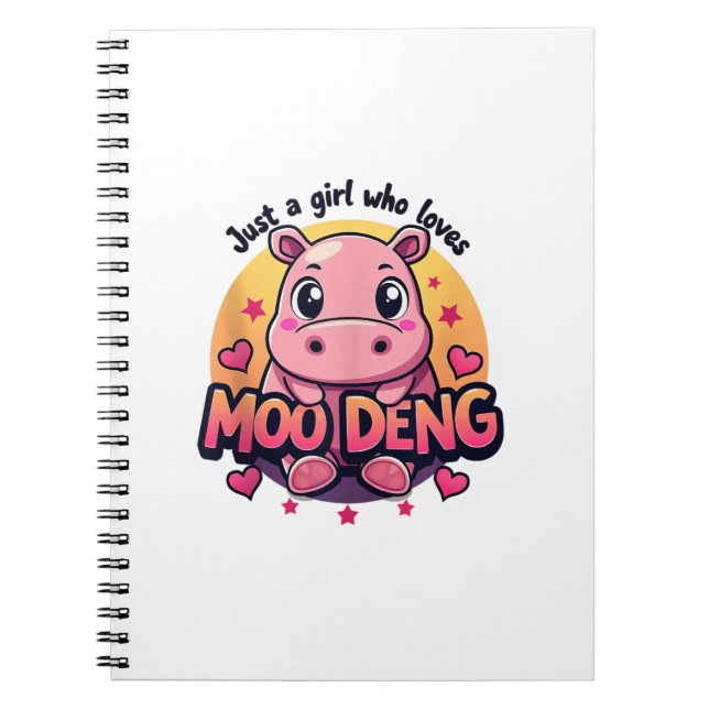 Nur ein Mädchen, das Lieben moos dena Niedlich Bab Notizblock (Vorderseite)