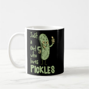 Nur ein Mädchen, das Lieben Pickles S Kaffeetasse