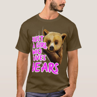 Nur ein Mädchen, das Lieben trägt T-Shirt