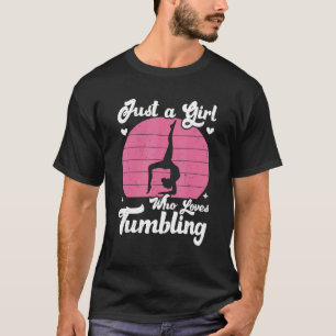 Nur ein Mädchen, das Lieben Tumbling Cartwheel Tum T-Shirt