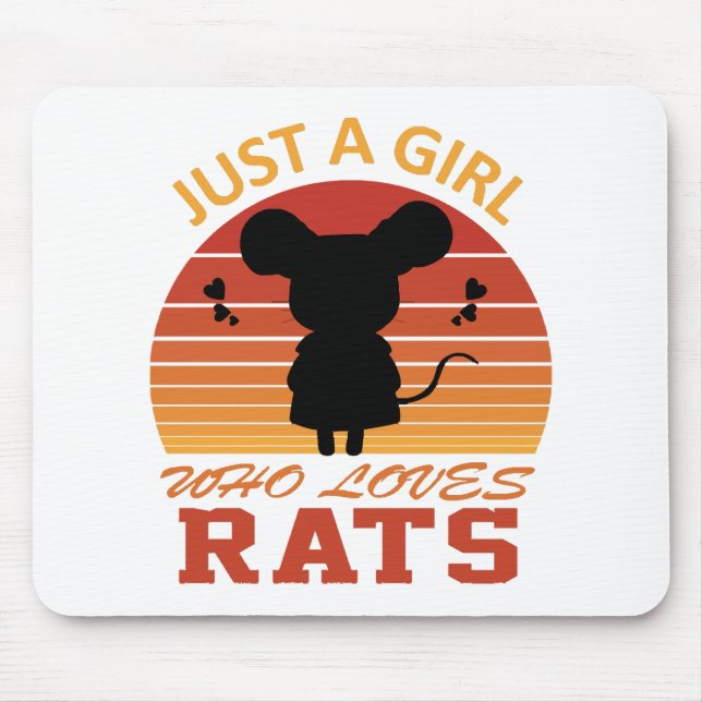 Nur ein Mädchen, das Lieben zählt Mousepad (Vorne)