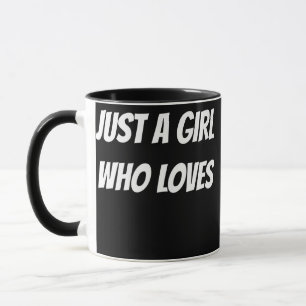 Nur ein Mädchen, das liebt Tasse