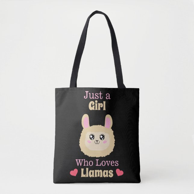 Nur ein Mädchen, das Llamas Liebe (Vorderseite)