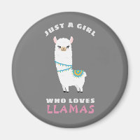 Nur ein Mädchen, das Llamas Liebe