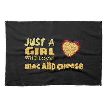 Nur ein Mädchen, das Mac und Käse Liebe