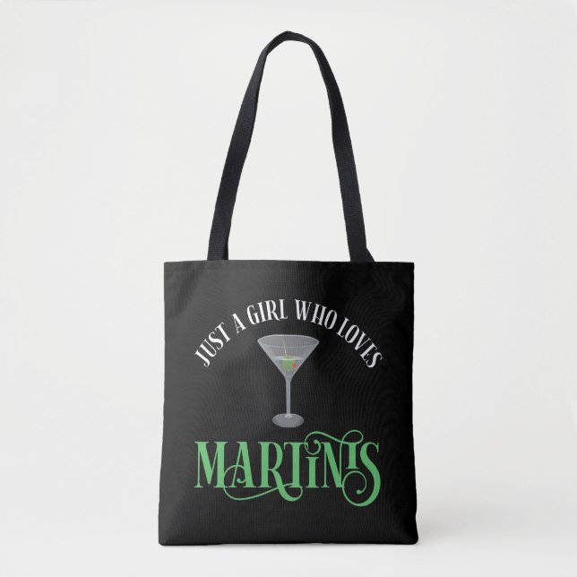 Nur ein Mädchen, das Martinis liebt (Vorderseite)