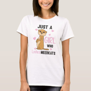 Nur ein Mädchen, das Mekka Lieben - Zoo Animals T-Shirt
