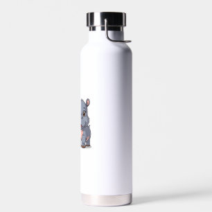 Nur ein Mädchen, das Moo Deng Baby Hippos Long Sl  Trinkflasche