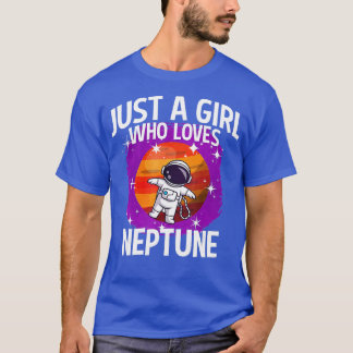 Nur ein Mädchen, das Neptun Liebe T-Shirt