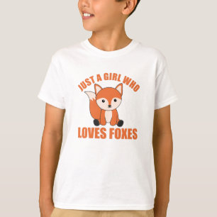 Nur ein Mädchen, das Niedliche Tiere für Mädchen L T-Shirt