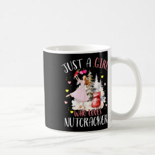 Nur ein Mädchen, das Nussknacker-Weihnachtsballett Kaffeetasse