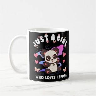 Nur ein Mädchen, das Panda Liebe Kaffeetasse