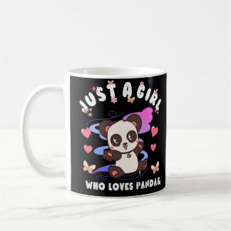 Nur ein Mädchen, das Panda Liebe Kaffeetasse