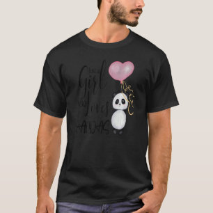 Nur ein Mädchen, das Pandas I Sweet Panda Bear I L T-Shirt