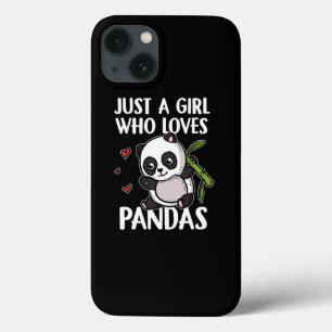 Nur ein Mädchen, das Pandas Niedliche Panda-Kost Case-Mate iPhone Hülle