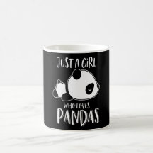 Nur ein Mädchen, das Pandas Niedliche Schlafpanda