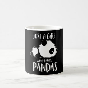 Nur ein Mädchen, das Pandas Niedliche Schlafpanda  Kaffeetasse