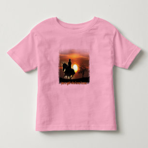 nur ein Mädchen, das Pferde Lieben Kleinkind T-shirt