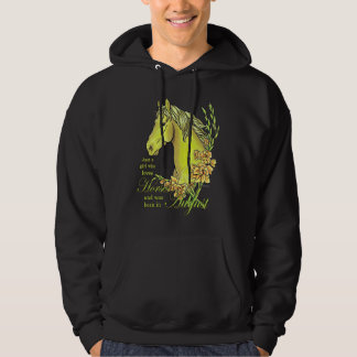 Nur ein Mädchen, das Pferde liebt, geboren im Augu Hoodie