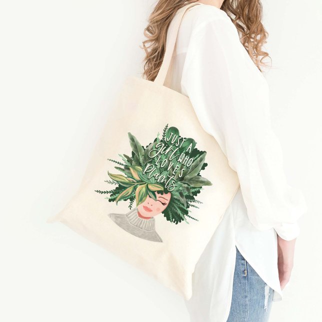 Nur ein Mädchen, das Pflanze Liebe | | Crazy Pflan Tragetasche (Just A Girl Who Love Plants | | Crazy Plant Lady Tote Bag)
