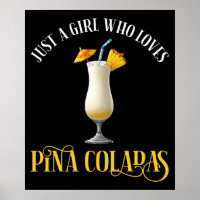 Nur ein Mädchen, das Pina Coladas liebt
