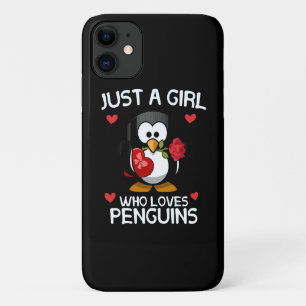 Nur ein Mädchen, das Pinguine Liebe Case-Mate iPhone Hülle